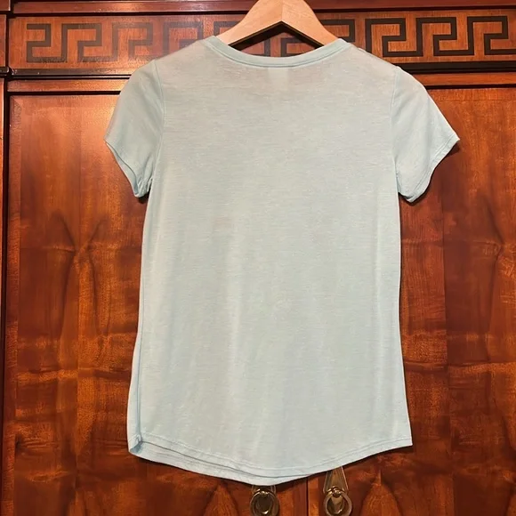 Harry Potter girls short sleeve tee junior size L/XL good condition light blue - Picture 4 of 12